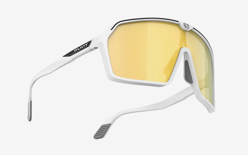 RUDY PROJECT SPINSHIELD Bril Wit RP Optics Multilaser Gouden Lenzen