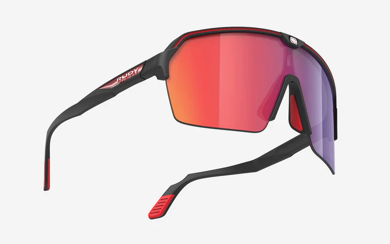 RUDY PROJECT SPINSHIELD AIR Bril Mat Zwart RP Optics Multilaser Red Lenzen