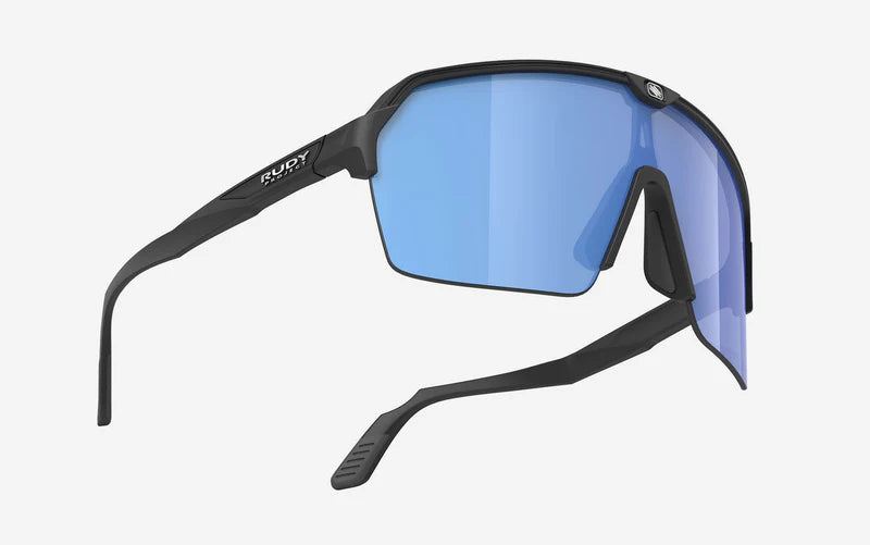 RUDY PROJECT SPINSHIELD AIR Bril Mat Zwart RP Optics Multilaser Blauwe Lenzen