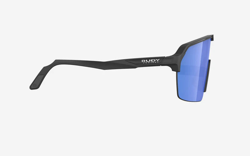 RUDY PROJECT SPINSHIELD AIR Bril Mat Zwart RP Optics Multilaser Blauwe Lenzen