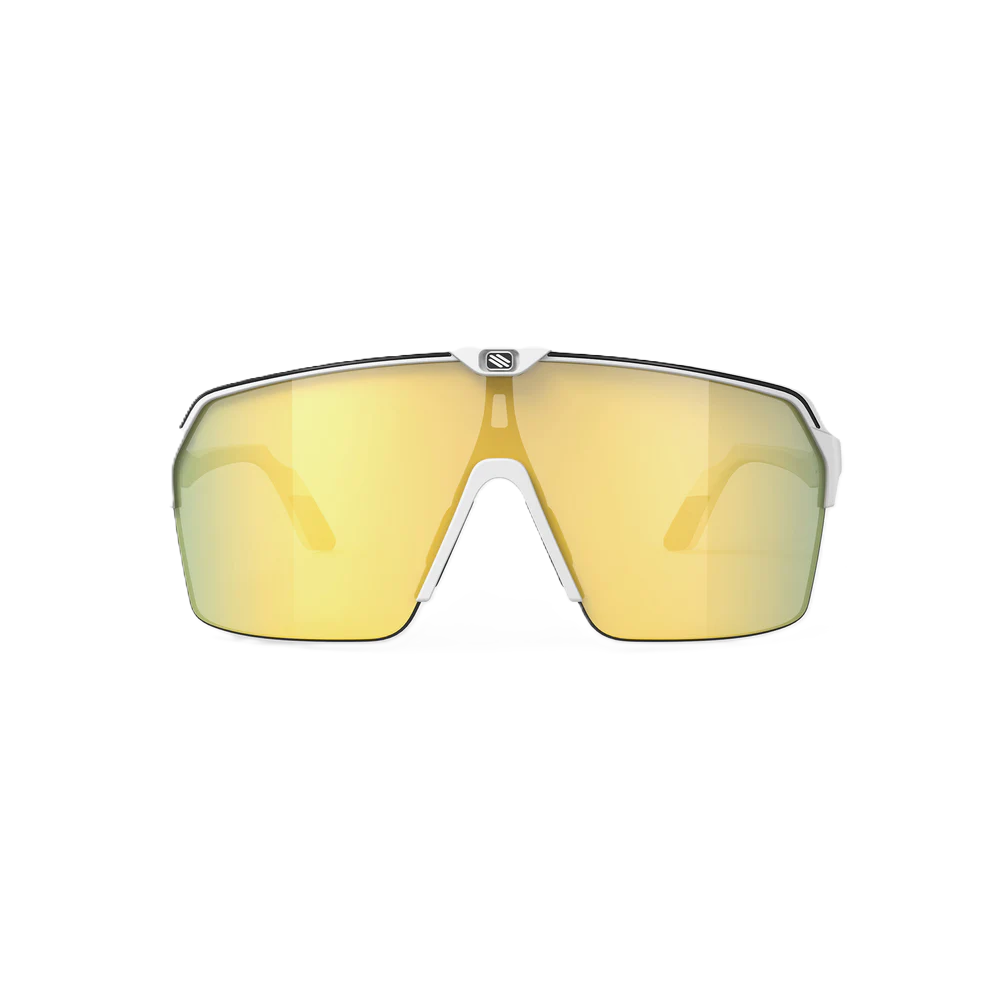 RUDY PROJECT SPINSHIELD AIR Bril Mat Wit RP Optics Multilaser Gouden Lenzen