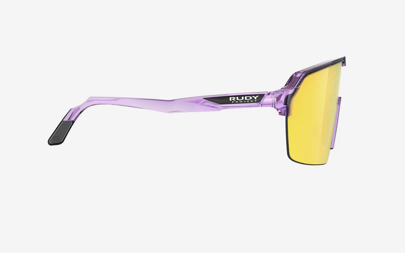 Zonnebril RUDY PROJECT SPINSHIELD AIR Crystal Lila Brillenglazen RP Optics Multilaser Geel
