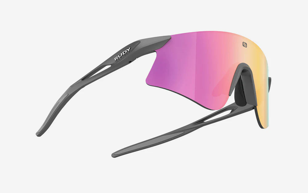 RUDY PROJECT ASTRAL Metalen Titanium Zonnebril RP Optics Multilaser Sunset Brillenglazen