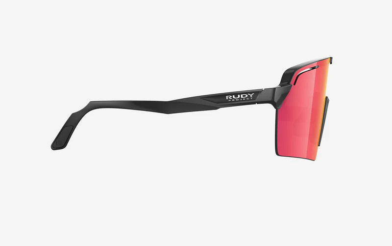 RUDY PROJECT SPINSHIELD PRO Bril Zwart RP Optics Multilaser Rode Lenzen