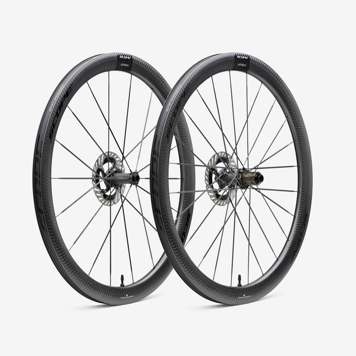Paire de Roues SCOPE Artech 4 Tubeless Ready (Centerlock) Noir