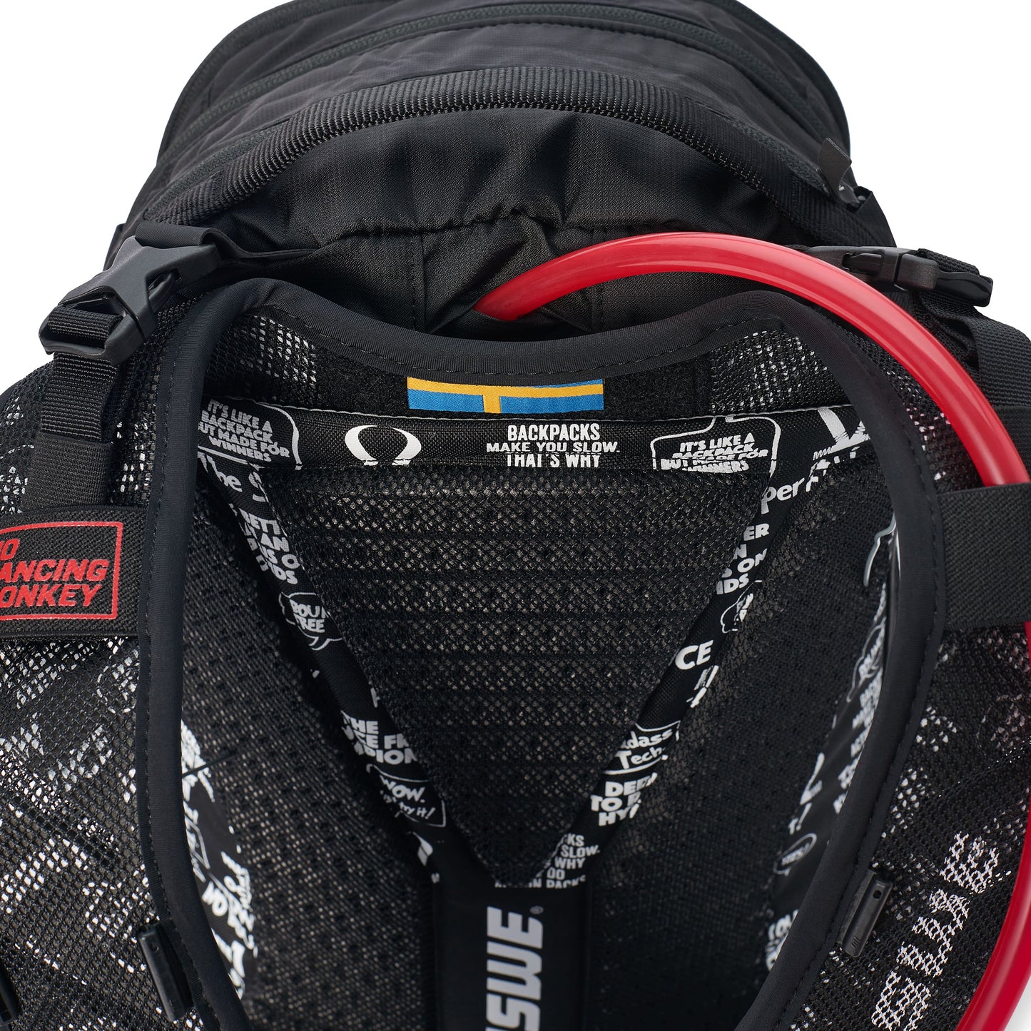 USWE SHRED-rugzak 16 L, zwart