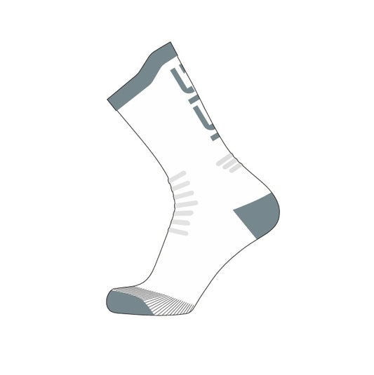 SIDI NITIIDUS Sokken Wit/Grijs
