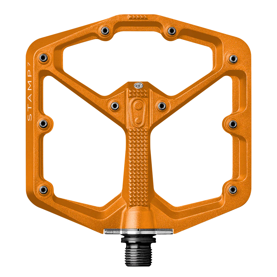 CRANKBROTHERS STAMP 7 Groot Oranje platte pedalen