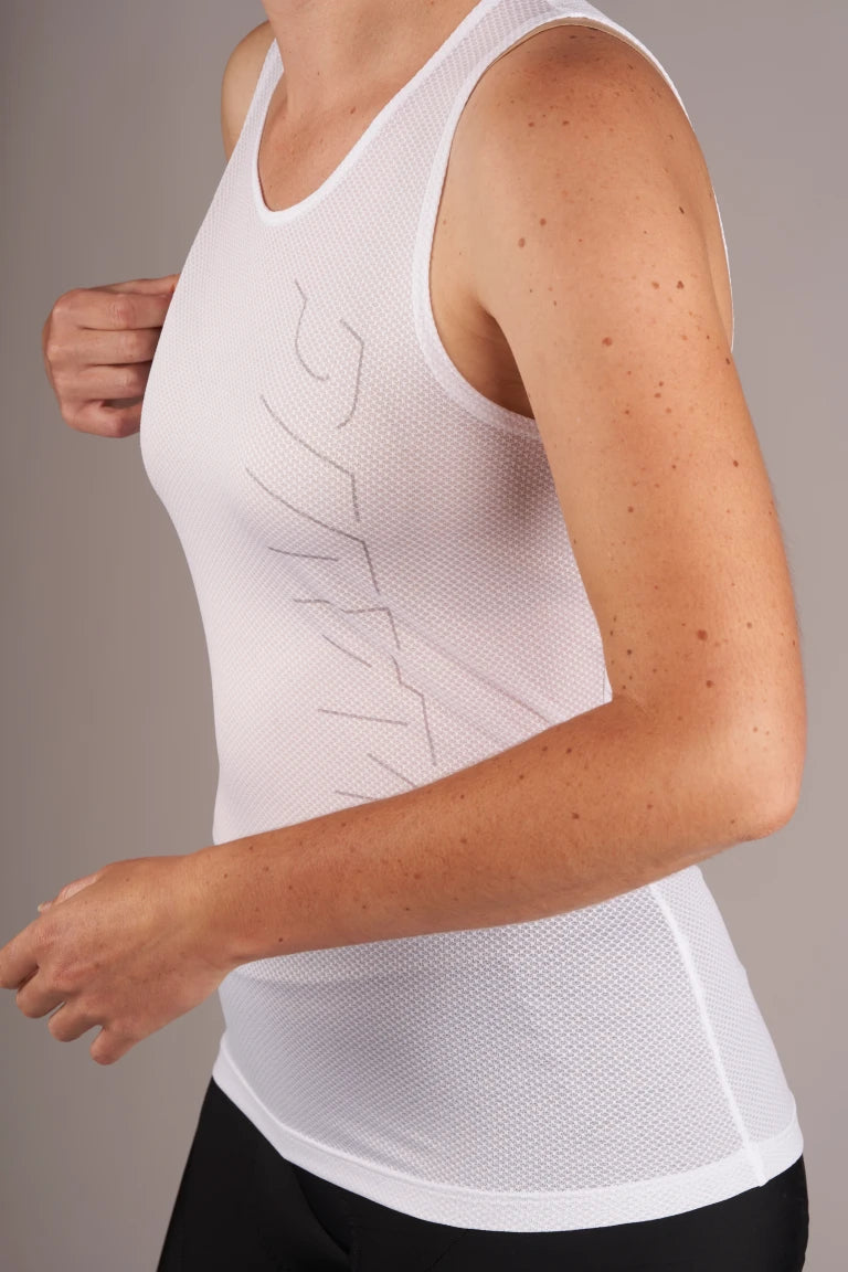 Dames MAVIC HOT RIDE +SL Mouwloos Ondergoed Wit