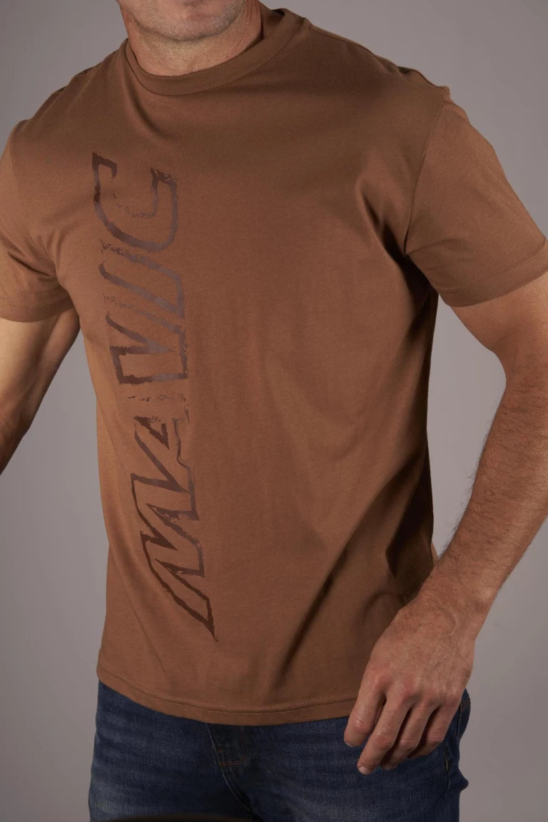 MAVIC CORPORATE VERTICAL Brons T-shirt