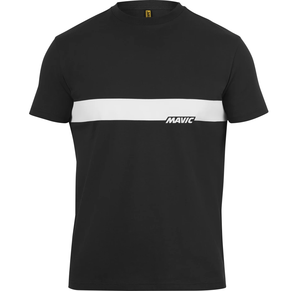 MAVIC CORPORATE STRIPE T-shirt Zwart