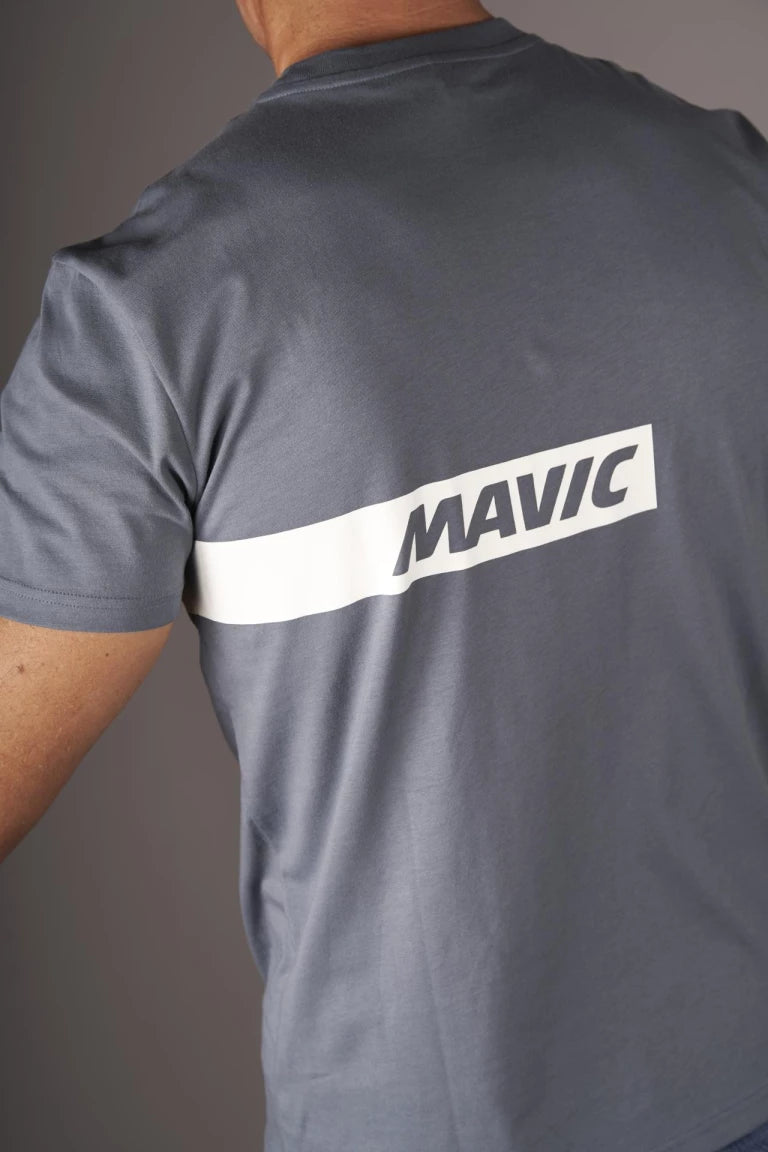 MAVIC CORPORATE STRIPE T-shirt Blauw