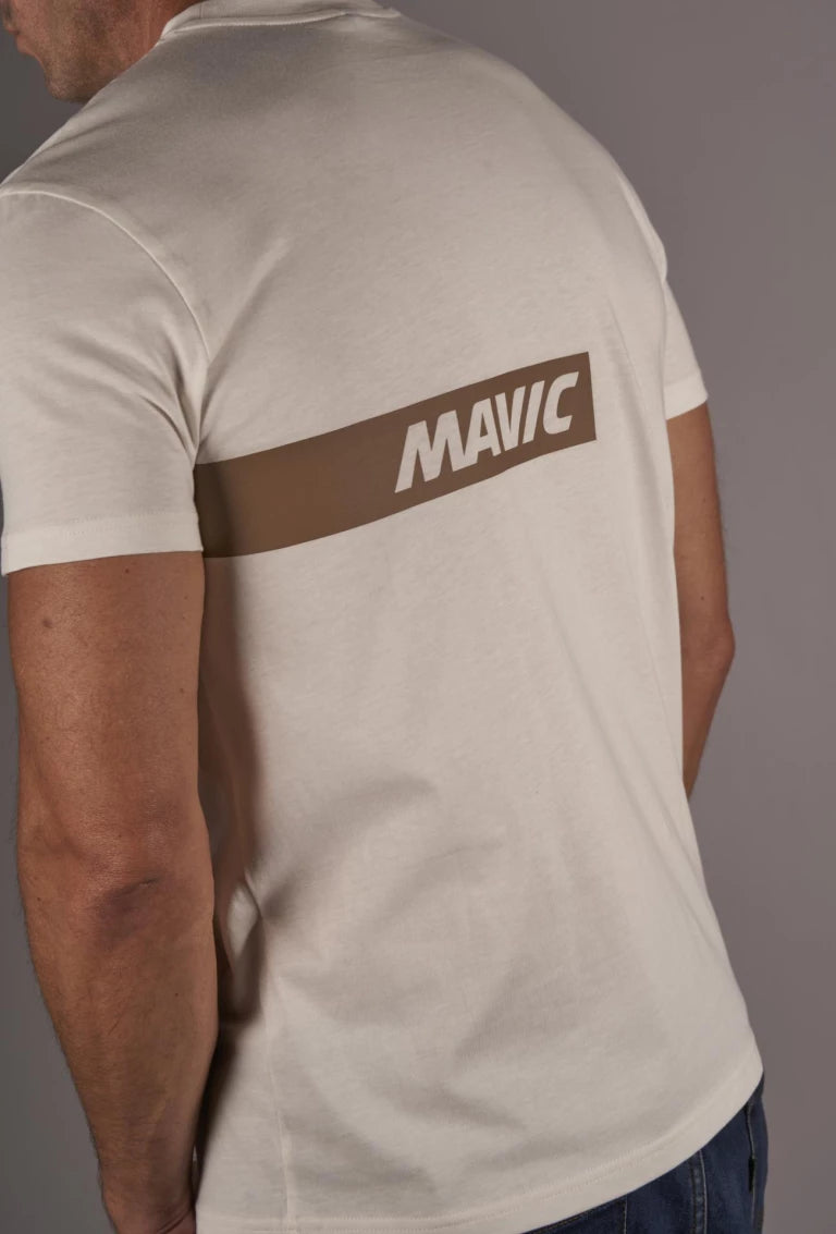 MAVIC CORPORATE STRIPE T-shirt Wit