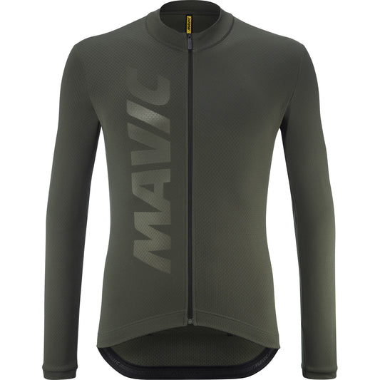 MAVIC AKSIUM THERMO Lange Mouw Jersey Groen