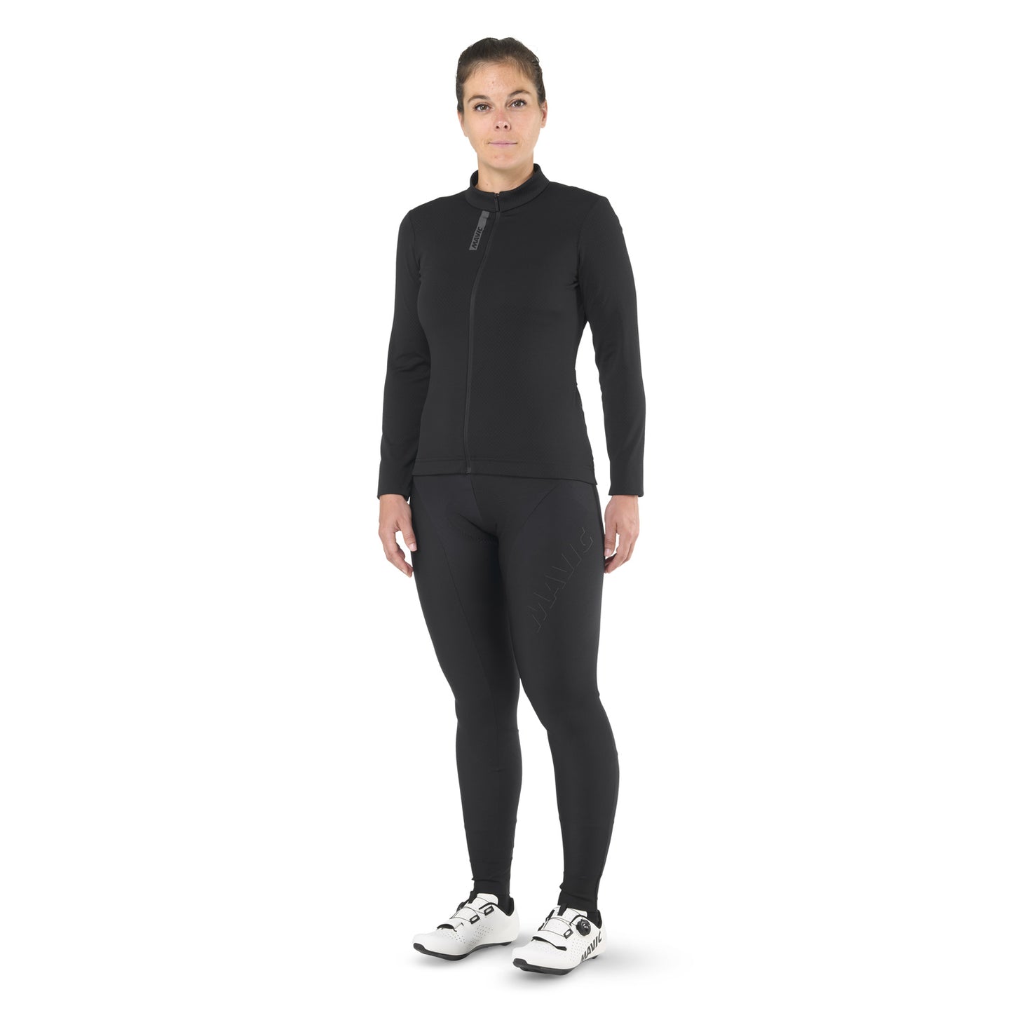 MAVIC AKSIUM THERMO Dames Trui Lange Mouw Zwart