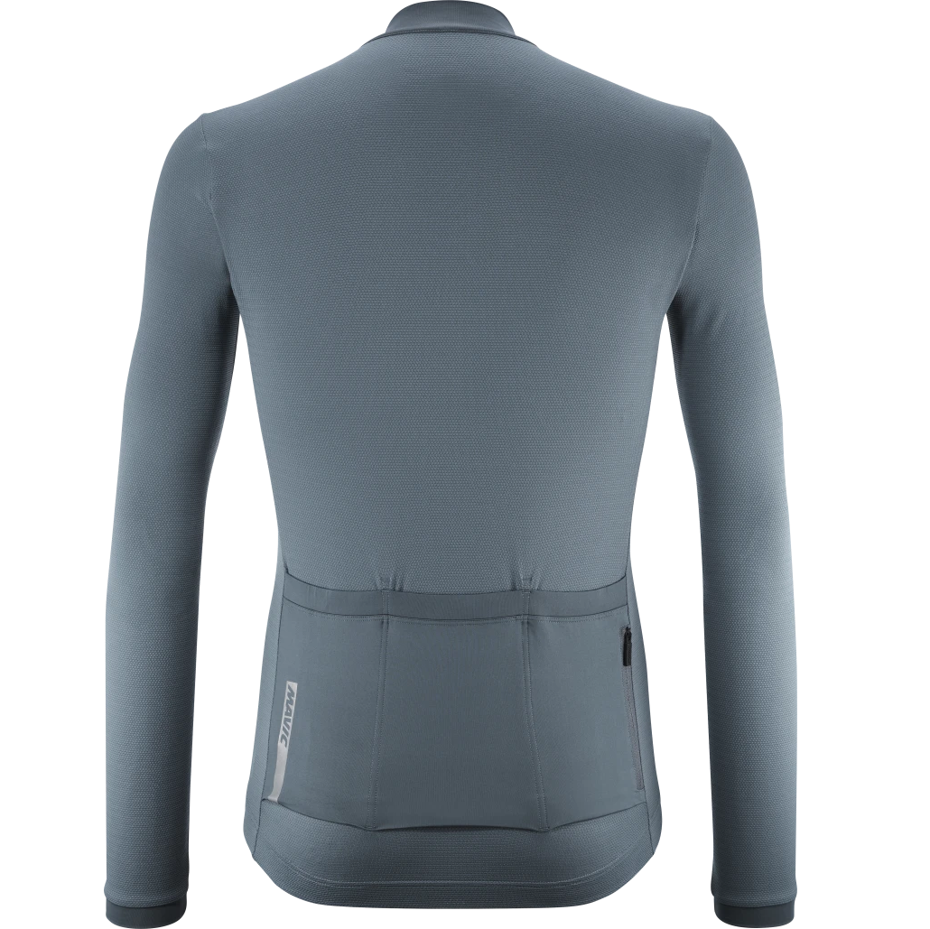 MAVIC AKSIUM Lange Mouw Jersey Blauw