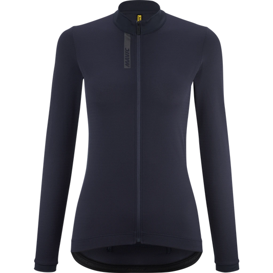 Dames MAVIC AKSIUM Lange Mouw Jersey Blauw