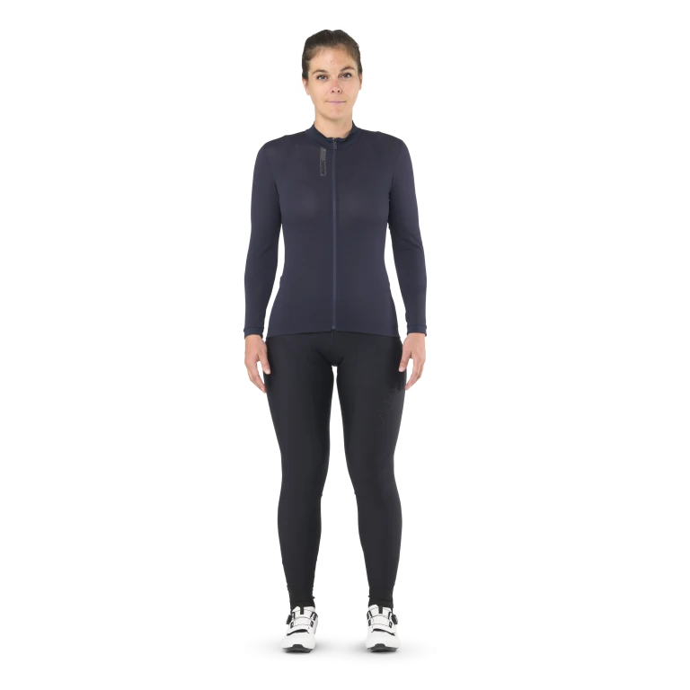Dames MAVIC AKSIUM Lange Mouw Jersey Blauw