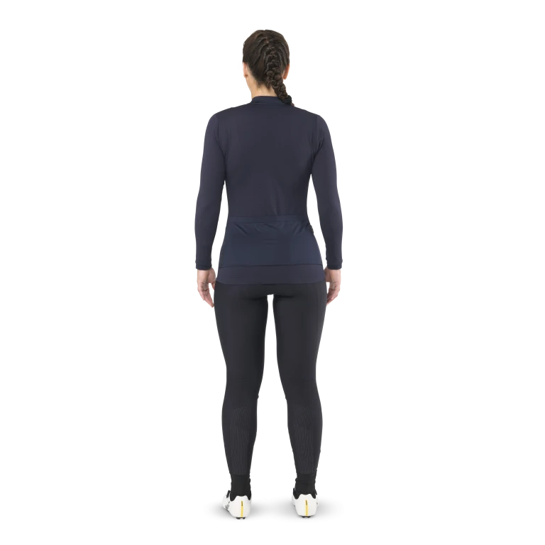 Dames MAVIC AKSIUM Lange Mouw Jersey Blauw