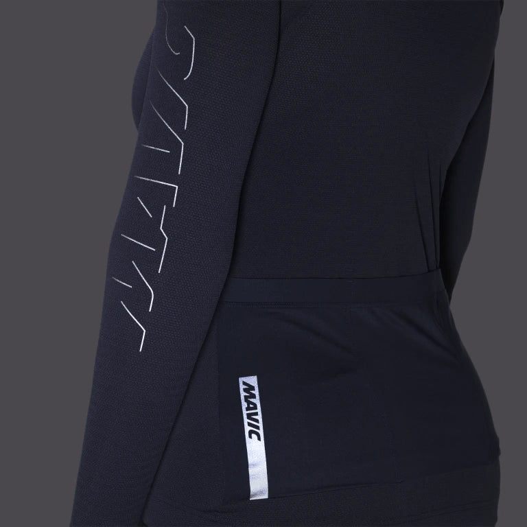 Dames MAVIC AKSIUM Lange Mouw Jersey Blauw
