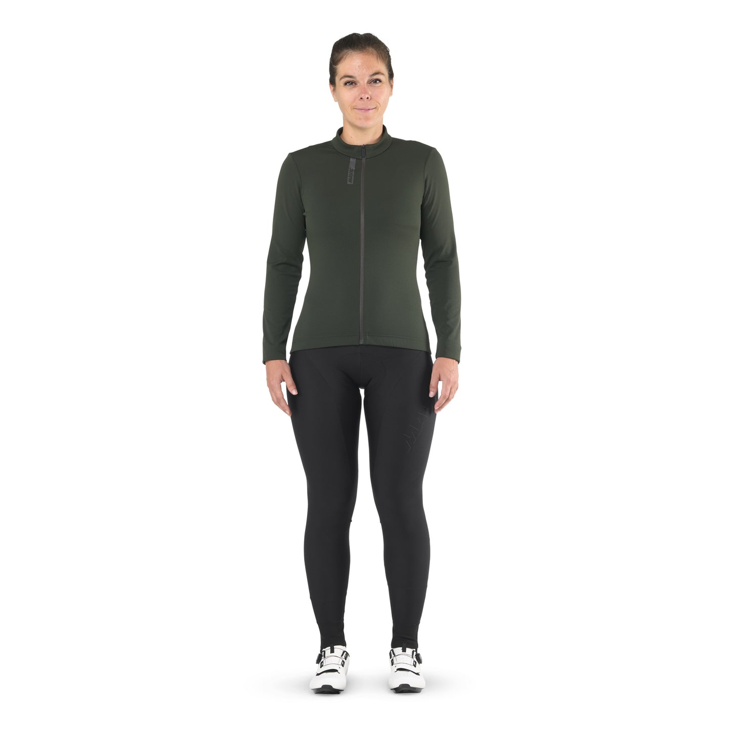 MAVIC AKSIUM THERMO Dames Lange Mouw Jersey Groen