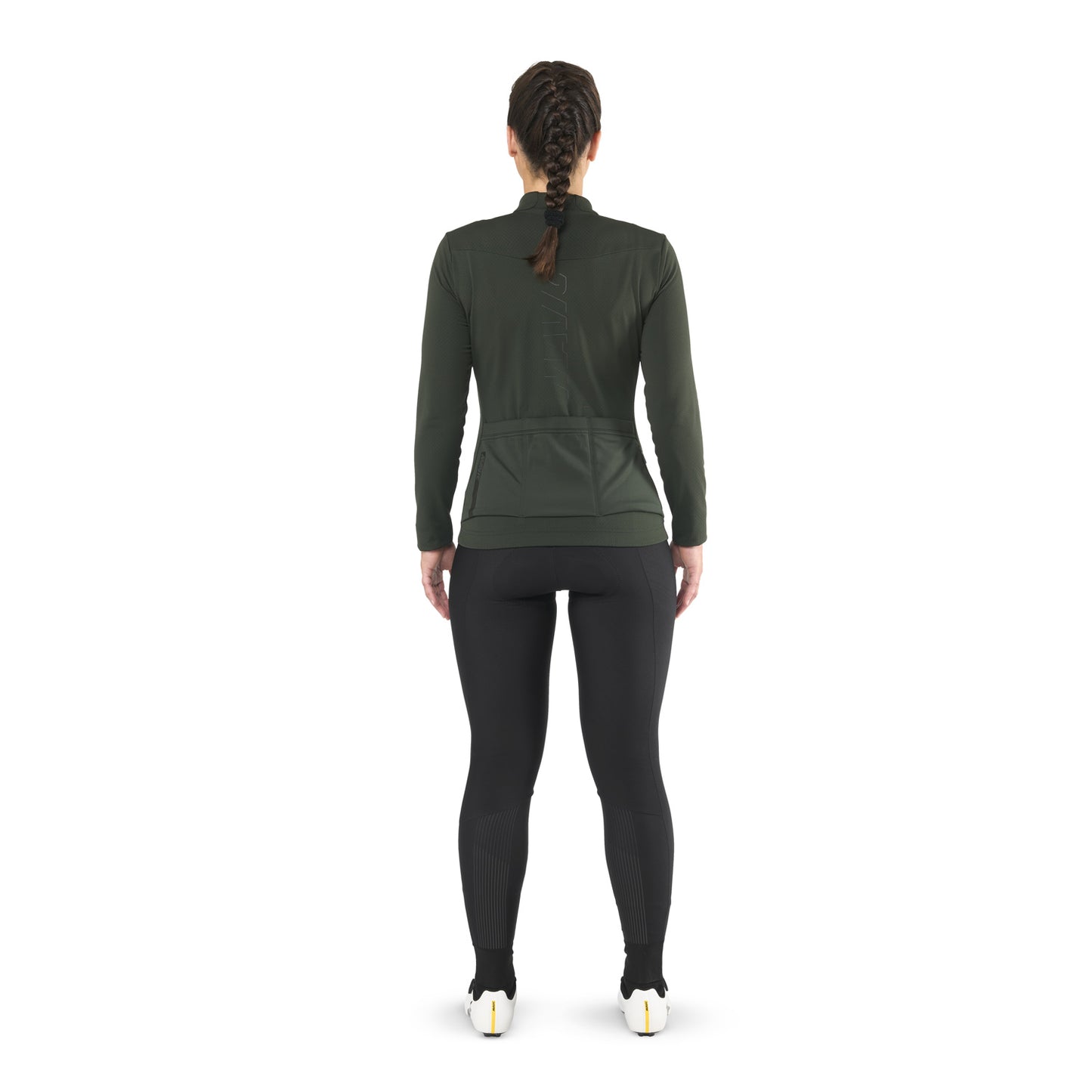 MAVIC AKSIUM THERMO Dames Lange Mouw Jersey Groen
