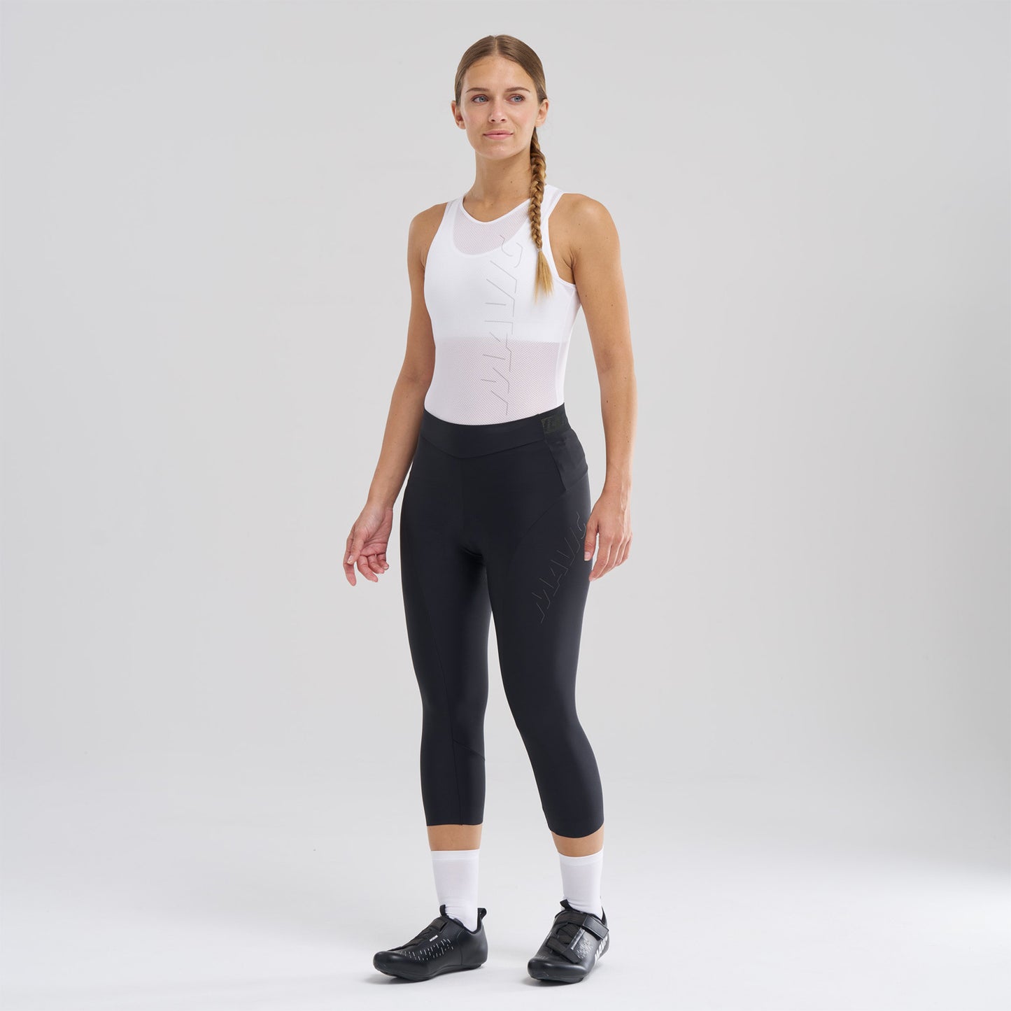 Dames MAVIC AKSIUM Bib Tight 3/4 Zwart
