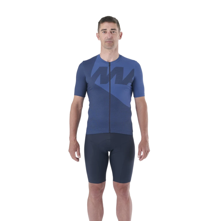 MAVIC ICON GRAPHIC Korte Mouw Jersey Blauw