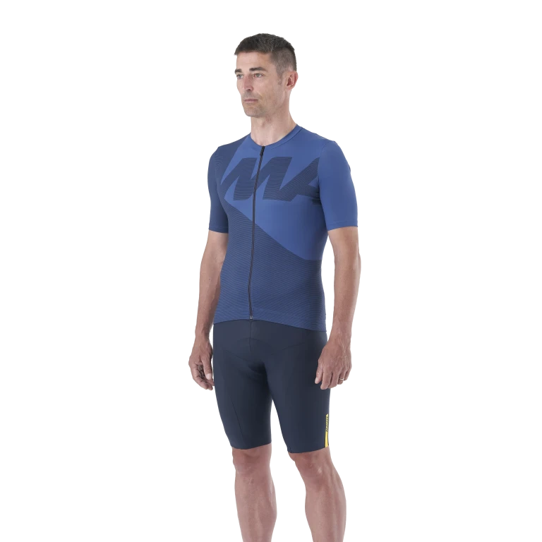MAVIC ICON GRAPHIC Korte Mouw Jersey Blauw