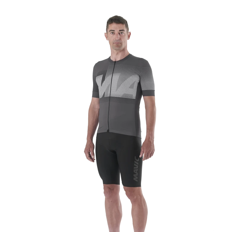 MAVIC AKSIUM GRAPHIC Korte Mouw Trui Grijs