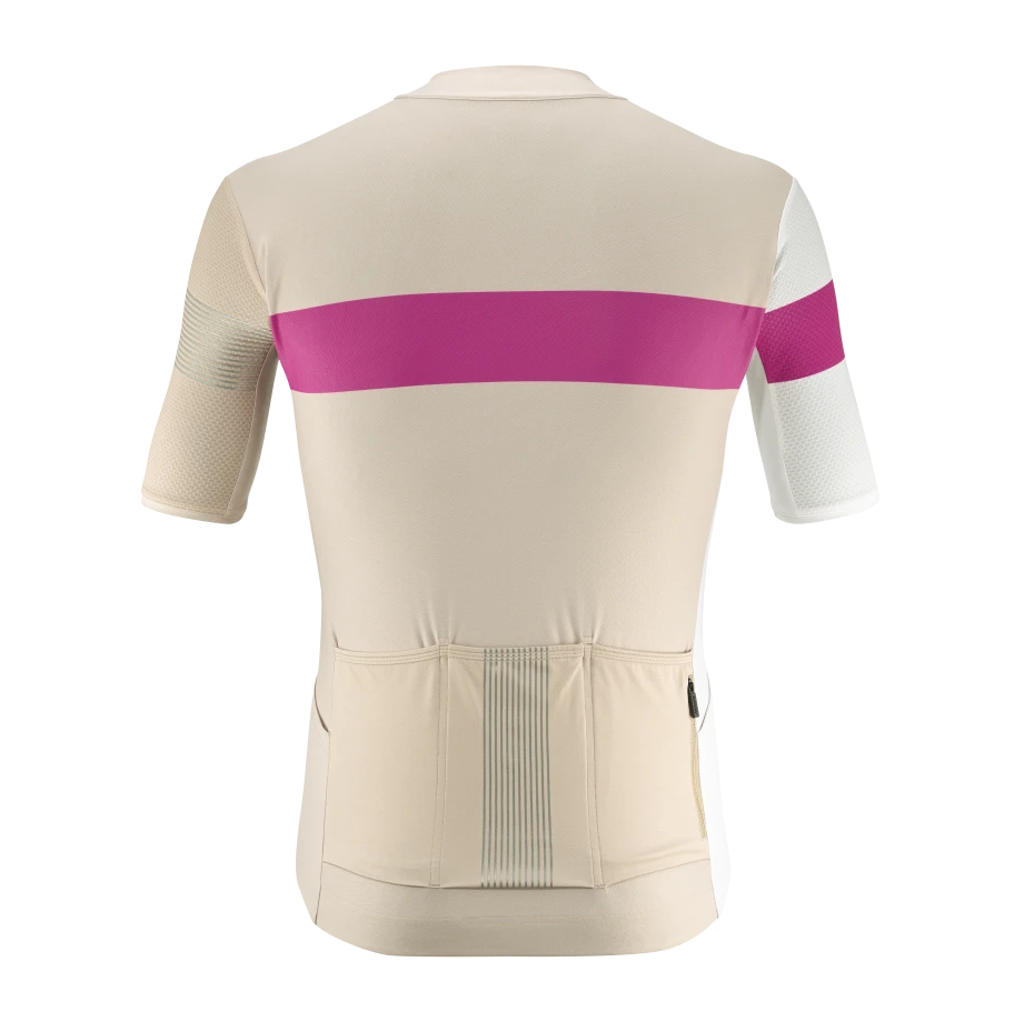 MAVIC KSYRIUM PRO Korte Mouw Jersey Beige