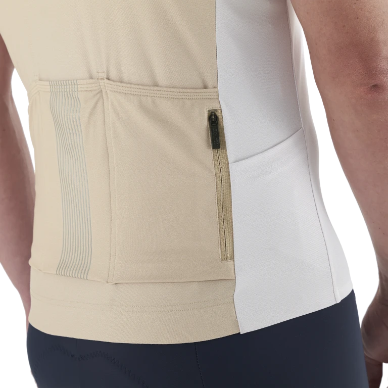 MAVIC KSYRIUM PRO Korte Mouw Jersey Beige