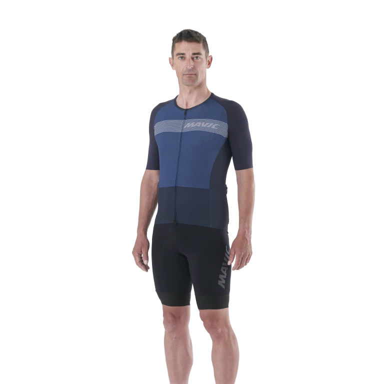 MAVIC COSMIC Korte Mouw Jersey Blauw