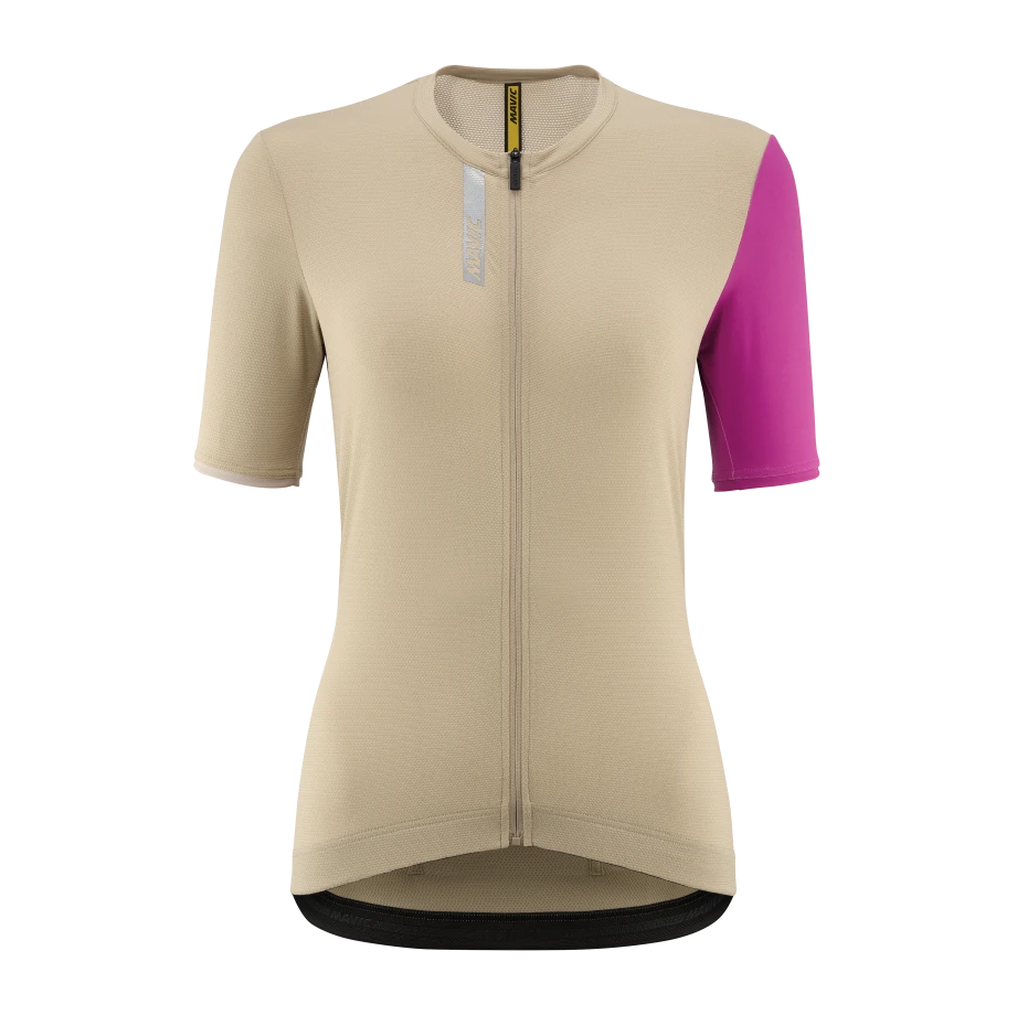 MAVIC ESSENTIAL Damestrui met korte mouwen Beige/Fuschia