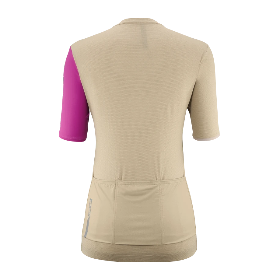 MAVIC ESSENTIAL Damestrui met korte mouwen Beige/Fuschia