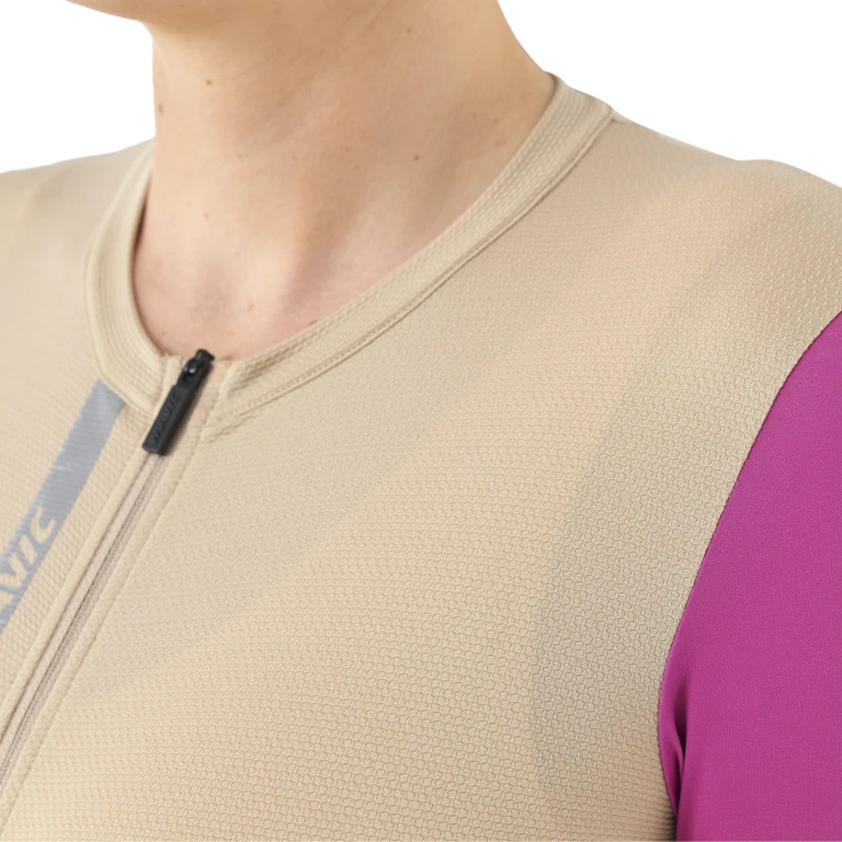 MAVIC ESSENTIAL Damestrui met korte mouwen Beige/Fuschia