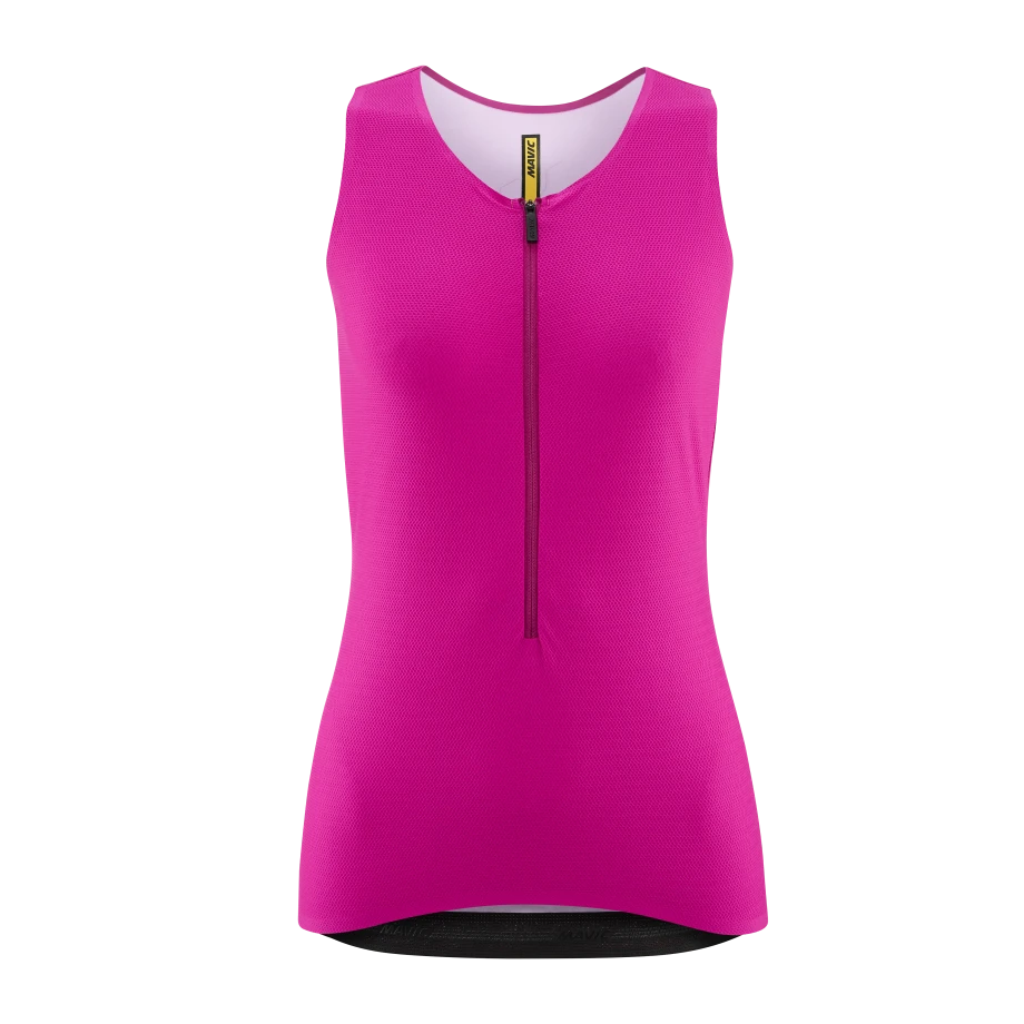 Dames MAVIC AKSIUM Mouwloze Jersey Fuschia