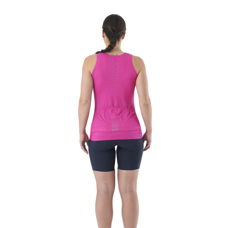 Dames MAVIC AKSIUM Mouwloze Jersey Fuschia