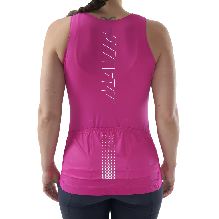 Dames MAVIC AKSIUM Mouwloze Jersey Fuschia