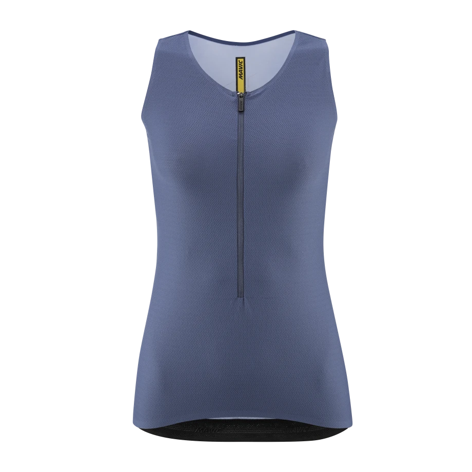 Dames MAVIC AKSIUM Mouwloze Jersey Blauw