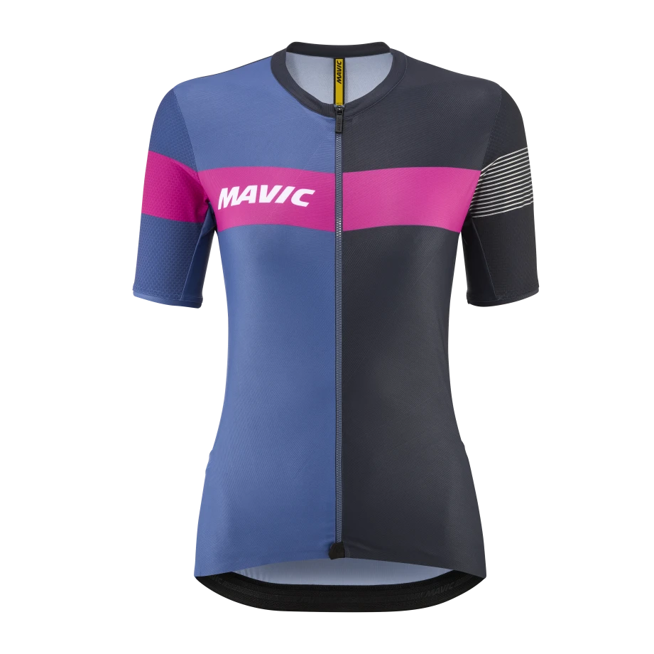 Dames MAVIC KSYRIUM PRO Korte Mouw Jersey Blauw