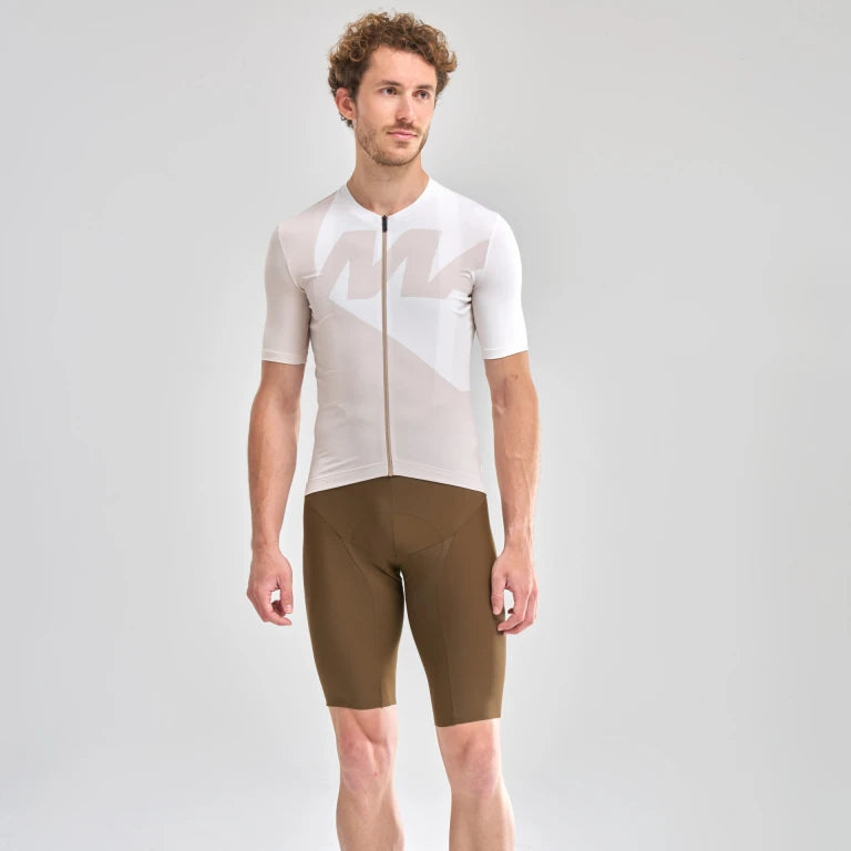 MAVIC ICON GRAPHIC Korte Mouw Jersey Beige