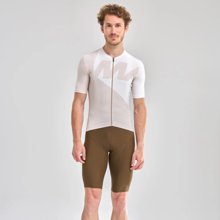 MAVIC ICON GRAPHIC Korte Mouw Jersey Beige
