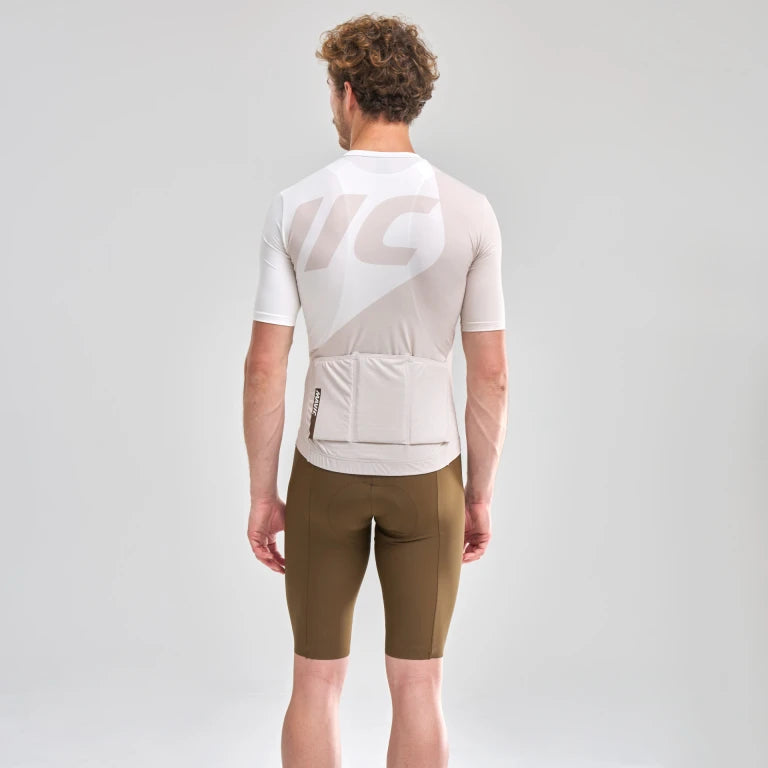 MAVIC ICON GRAPHIC Korte Mouw Jersey Beige