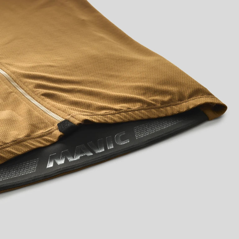 MAVIC AKSIUM Korte Mouw Jersey Bruin