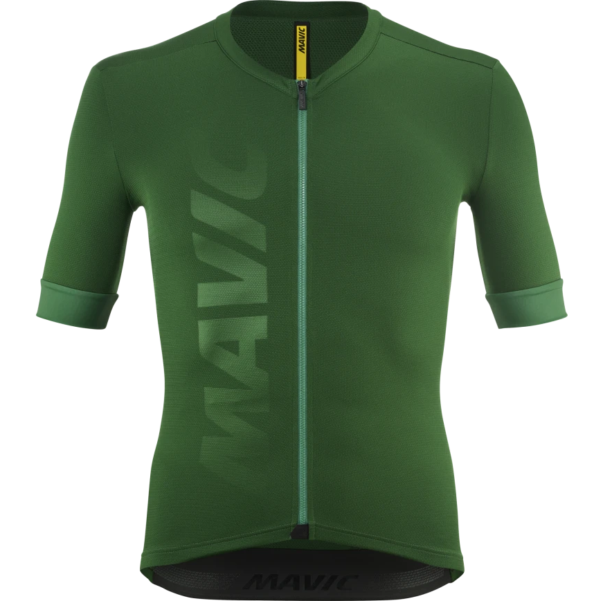 MAVIC AKSIUM Korte Mouw Jersey Groen