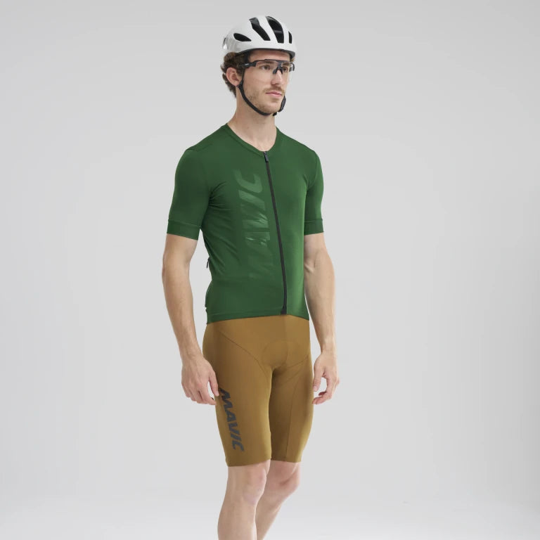 MAVIC AKSIUM Korte Mouw Jersey Groen