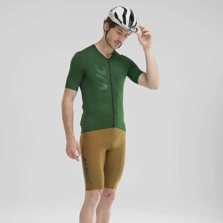 MAVIC AKSIUM Korte Mouw Jersey Groen