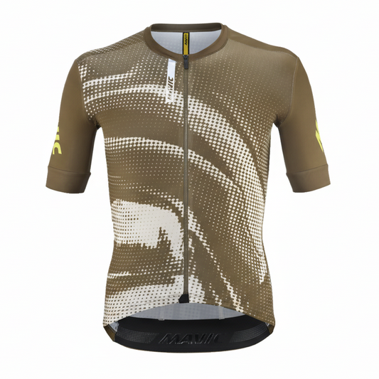 MAVIC AKSIUM GRAPHIC Korte Mouw Trui Beige/Bruin