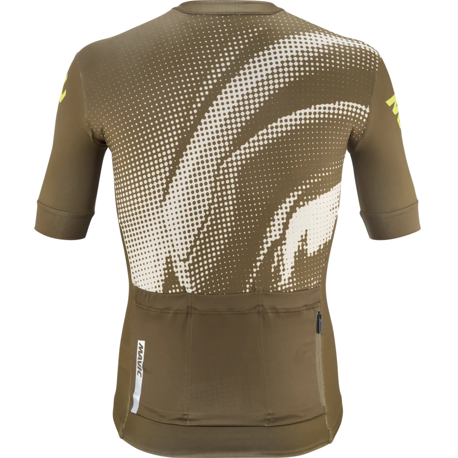 MAVIC AKSIUM GRAPHIC Korte Mouw Trui Beige/Bruin